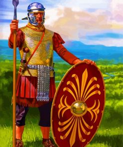 Warrior Roman Art paint by numbers