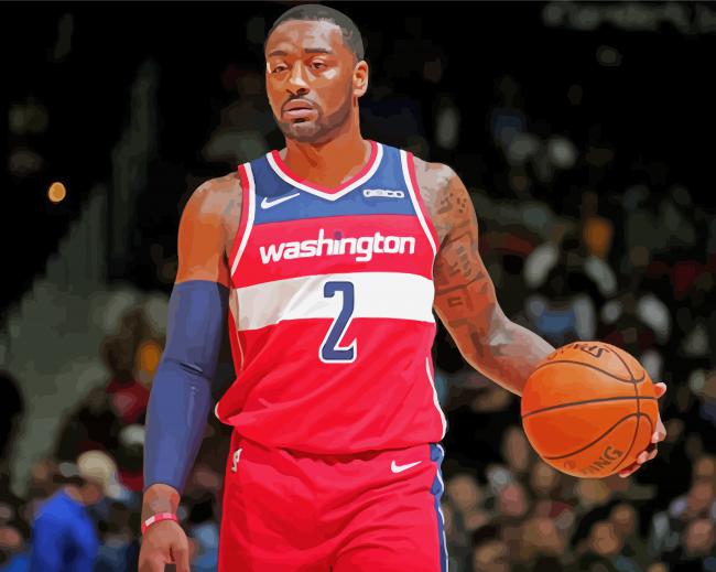 Washington Wizards John Wall paint by number