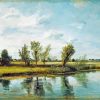 Water Meadows Near Salisbury By John Constable paint by numbers