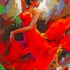 Woman Dancing Salsa paint by number