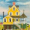 Yellow House By Maxwell Mays paint by numbers