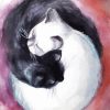 Yin And Yang Cat paint by numbers