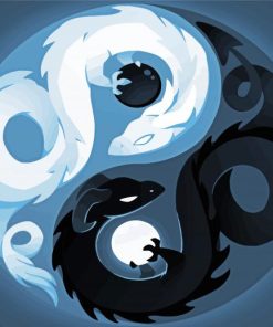 Yin And Yang Art paint by numbers