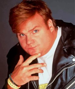Young Chris Farley paint by number