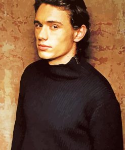 Young James Franco paint by number