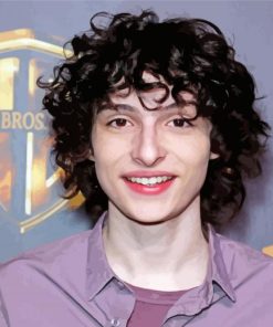 Young Finn Wolfhard paint by numbers