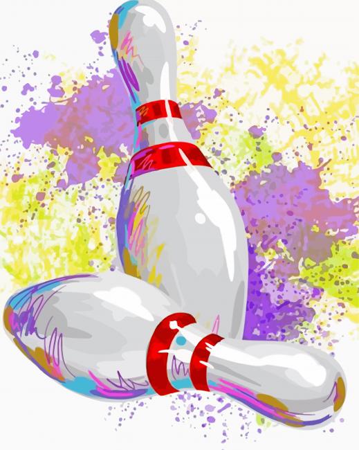 Bowling Art paint by numbers
