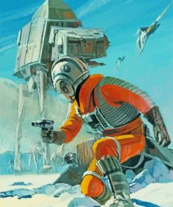 Hoth Movie paint by numbers