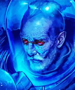 Mr Freeze Movie paint by numbers