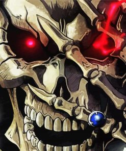 Overlord Skull Animation paint by numbers