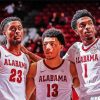 Alabama Crimson Tide Men S Basketball Players paint by number