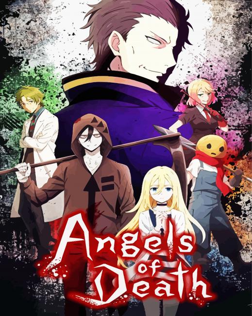 Angels Of Death Video Game paint by number
