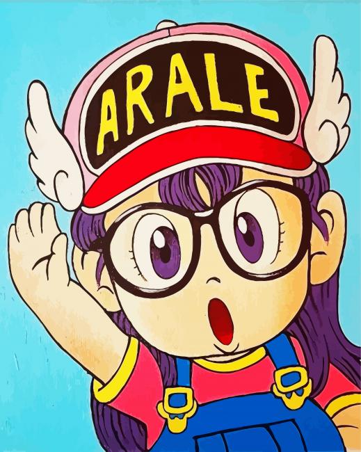 Arale paint by number