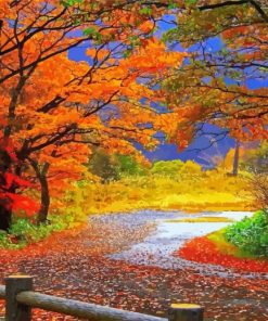 Autumn Scene paint by number