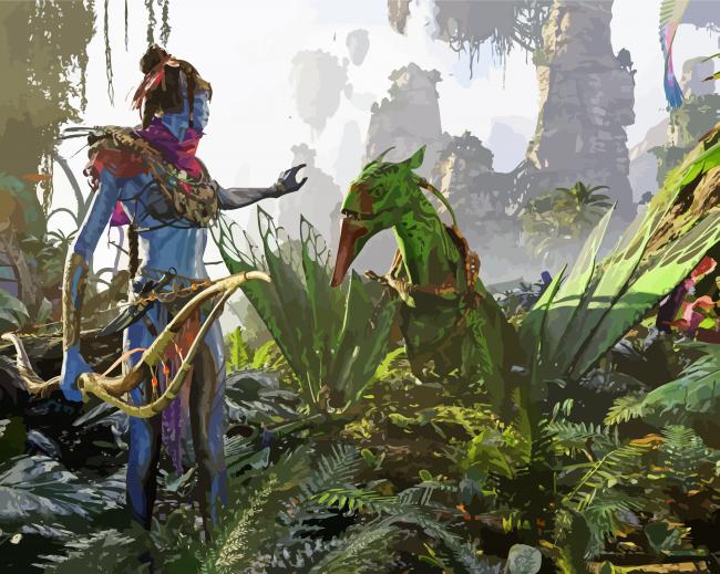 Avatar Frontiersn Of Pandora paint by number