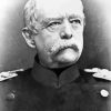 Black And White Otto Von Bismarck paint by numbers