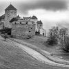 Black And White Castle In Liechtenstein paint by number