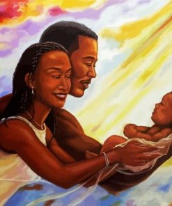 Black Family Art paint by numbers