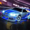 Blue And Grey Nissan Skyline paint by number