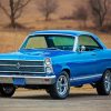 Blue Car 1966 Ford Fairlane paint by numbers