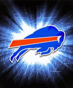 Buffalo Bills Logo paint by number