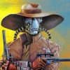 Cad Bane Art paint by number