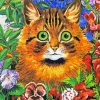 Cat Study Louis Wain paint by number