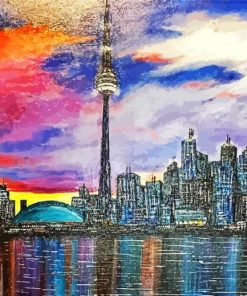 Cityscape Art paint by number