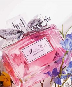 Classic Floral Perfume paint by number