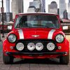 Classic Mini Cooper Car Art paint by numbers