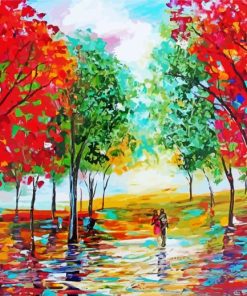 Colors Of Love Landscape Art paint by number