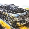 Cool Bmw E36 Art paint by numbers