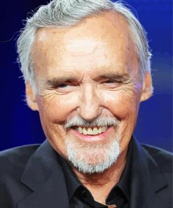 Dennis Hopper Smiling paint by number