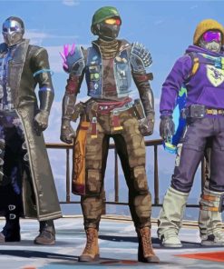 Destiny Warriors Game paint by number