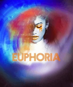 Euphoria Serie Poster paint by numbers