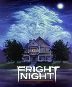 Fright Night Poster paint by number