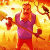 Hello Neighbor Game Character paint by number