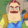 Hello Neighbor Poster paint by number