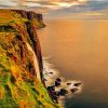 Kilt Rock At Sunset paint by number