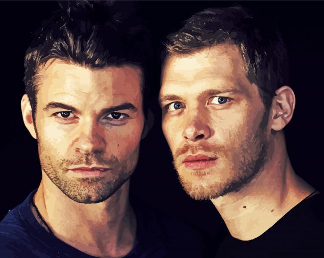 Klaus Mikaelson And Elijah paint by number