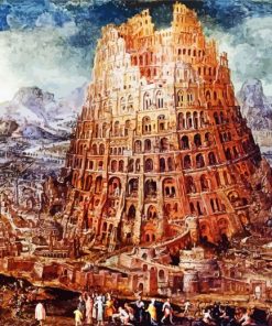La Tour Du Babel paint by number