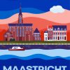 Maastricht Netherland Poster paint by number