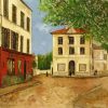 Maurice Utrillo Nanterre Sokagi Street In Nanterre paint by number