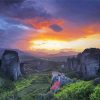 Meteora Sunset paint by number