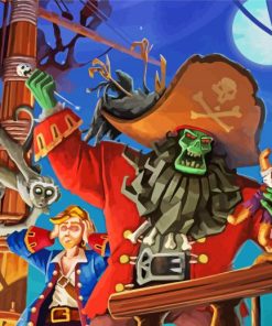 Monkey Island Game paint by number