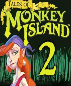 Monkey Island Poster paint by number