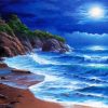 Moonlight Sea paint by number