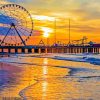 New Jersey Atlantic City Steel Pier Ferris Wheel paint by number