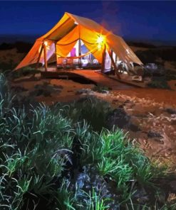 Ningaloo Reef Camping paint by number