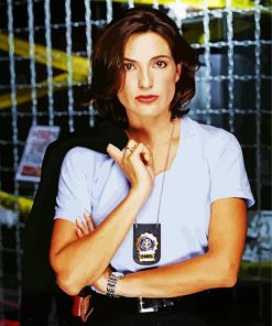 Olivia Benson Law And Order paint by number